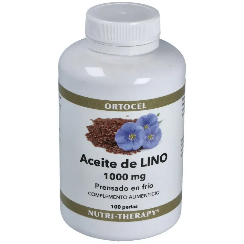 Aceite de linaza (semilla lino) 1000mg. 100perlas | Farmacia Barata