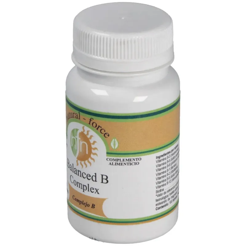 Natural force complejo b balanceado 100comp | Farmacia Barata