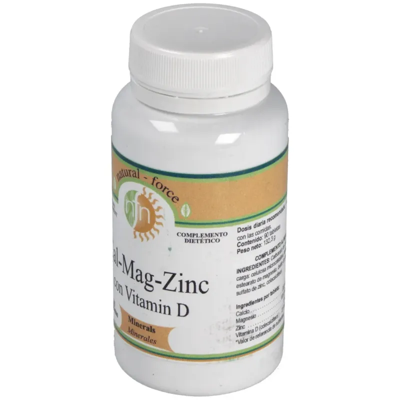 Natural force calcium magnesium zinc vitamina d 90caps | Farmacia Barata Natural force calcium magnesium zinc vitamina d 90caps | Farmacia Barata