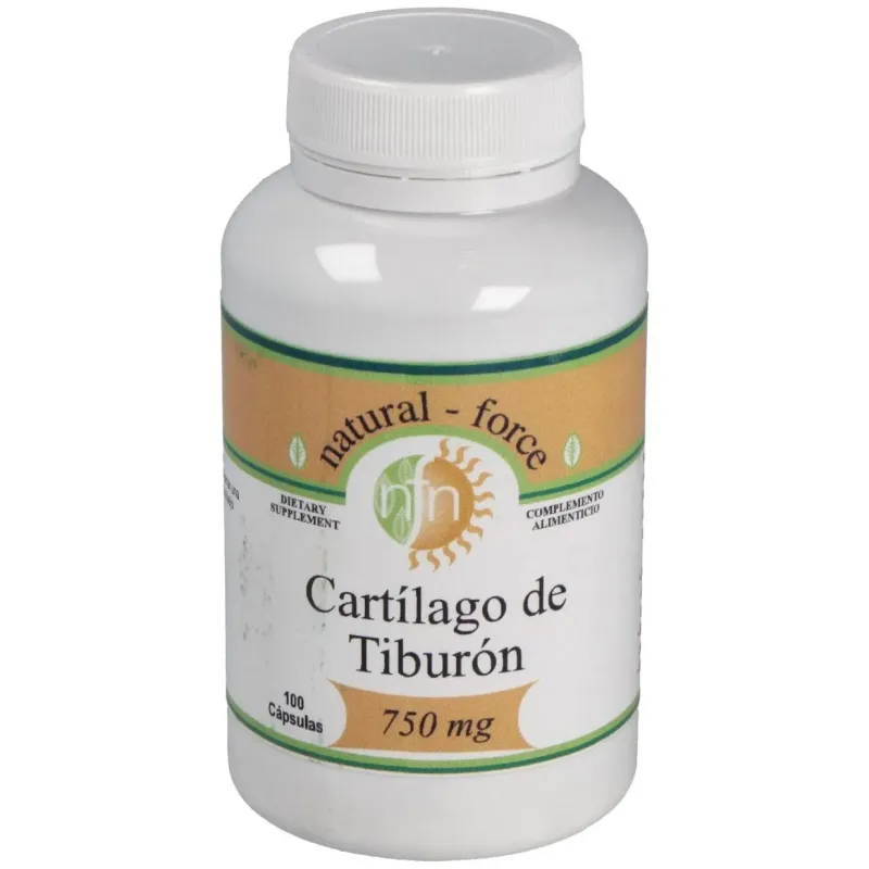 Cartilago de tiburon 750mg. 100cap. | Farmacia Barata