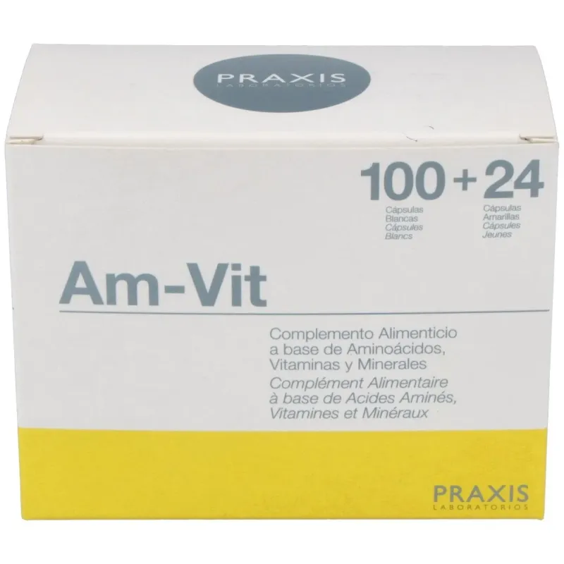 Am-vit (aminoac.+vit+minerales+oligoel) 100+24comp | Farmacia Barata Am-vit (aminoac.+vit+minerales+oligoel) 100+24comp | Farmacia Barata