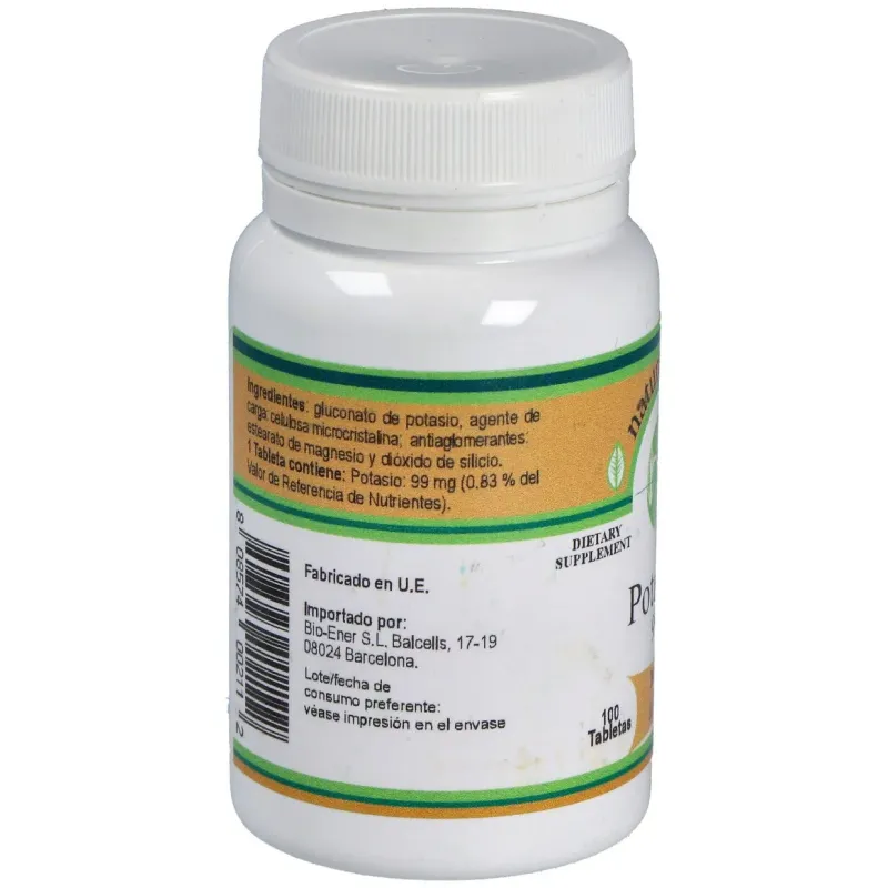 Natural force potasio 99mg 100caps | Farmacia Barata
