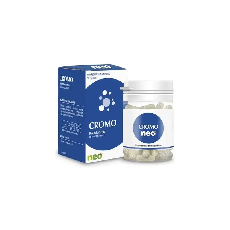 Cromo microgranulos neo 50cap. | Farmacia Barata