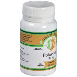 Natural force potasio 99mg 100caps | Farmacia Barata