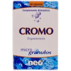 Cromo microgranulos neo 50cap. | Farmacia Barata
