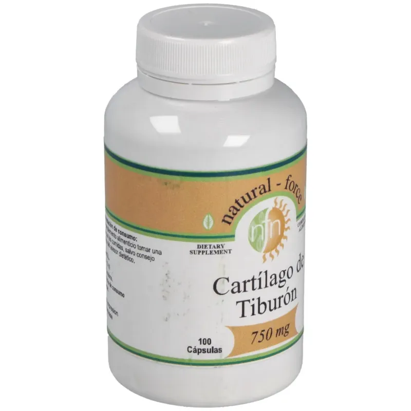 Cartilago de tiburon 750mg. 100cap. | Farmacia Barata
