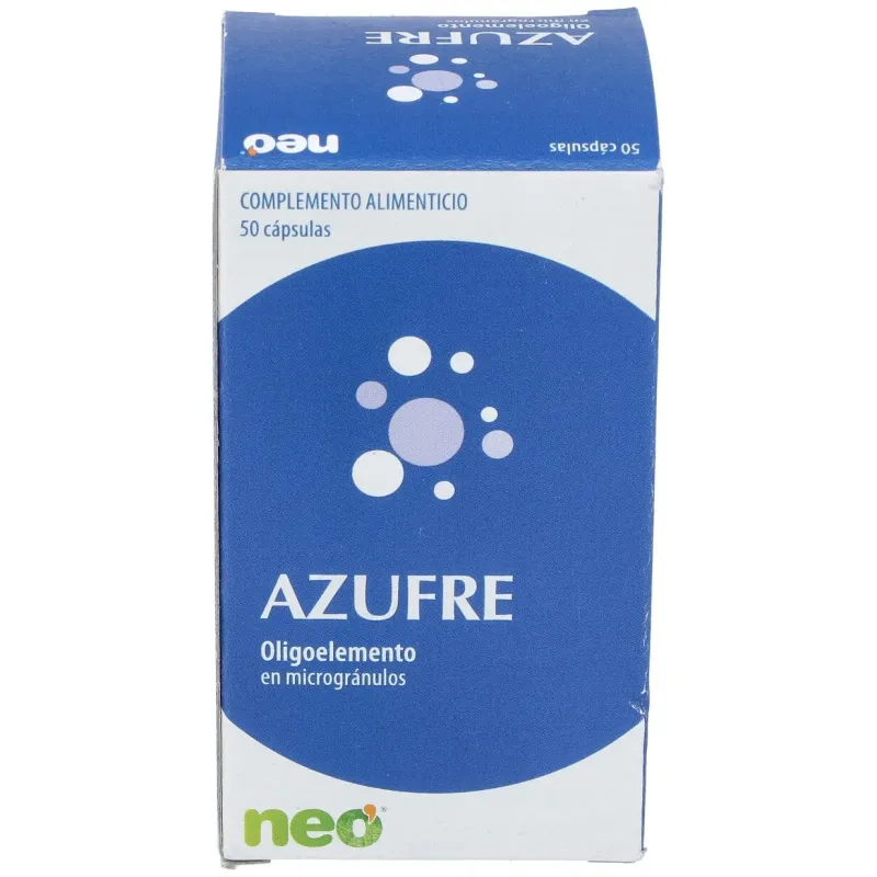 Azufre microgranulos neo 50cap. | Farmacia Barata