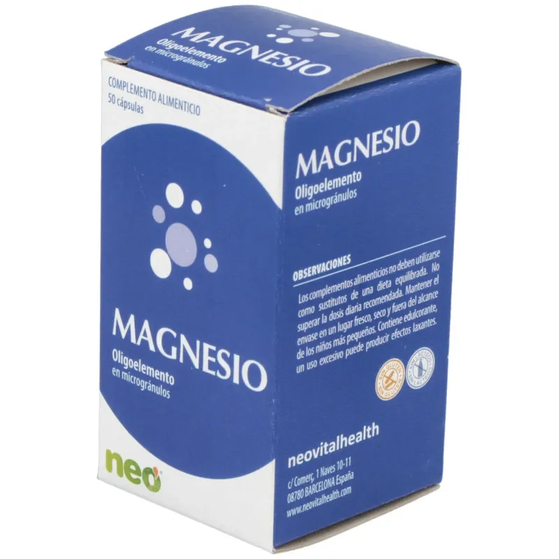 Magnesio microgranulos neo 50cap. | Farmacia Barata Magnesio microgranulos neo 50cap. | Farmacia Barata