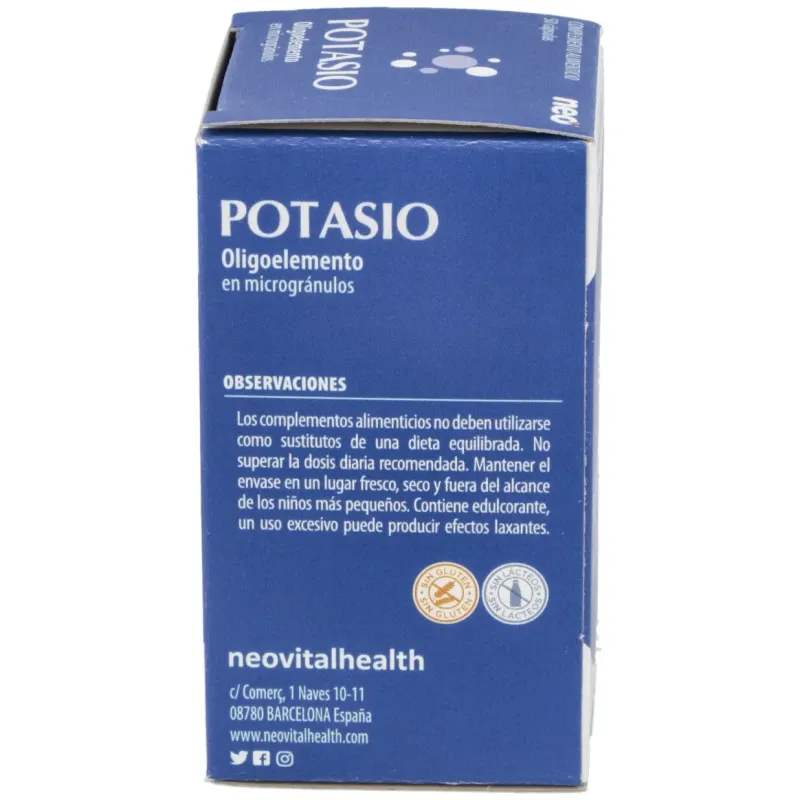 Potasio microgranulos neo 50cap. | Farmacia Barata
