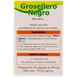 Grosellero negro microgranulos neo 45cap. | Farmacia Barata Grosellero negro microgranulos neo 45cap. | Farmacia Barata