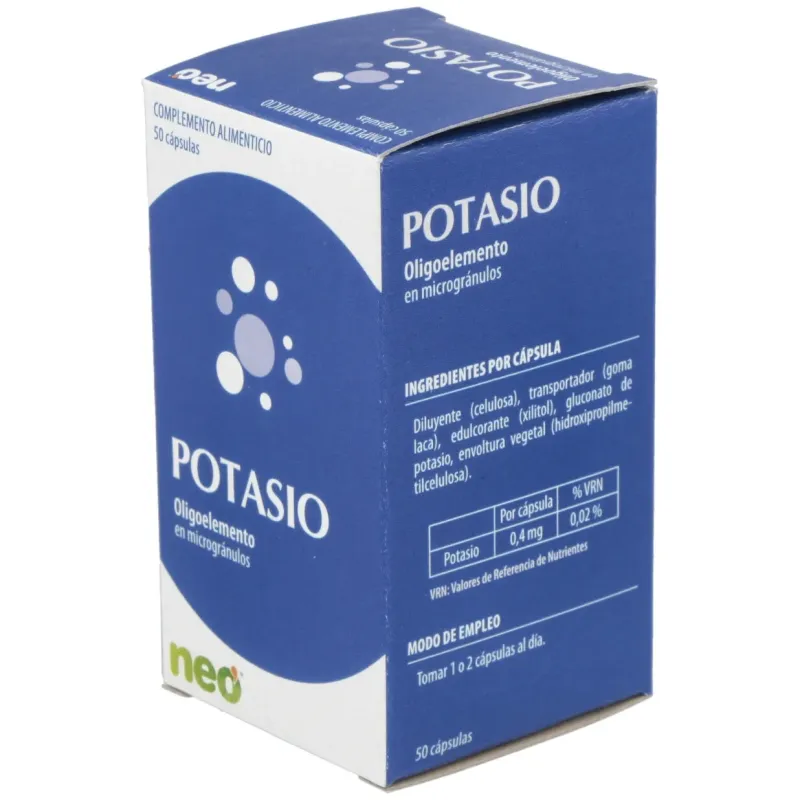 Potasio microgranulos neo 50cap. | Farmacia Barata