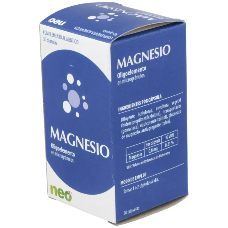 Magnesio microgranulos neo 50cap. | Farmacia Barata Magnesio microgranulos neo 50cap. | Farmacia Barata