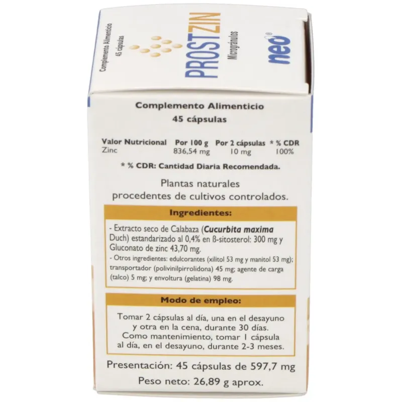 Prostzin neo 45cap. | Farmacia Barata