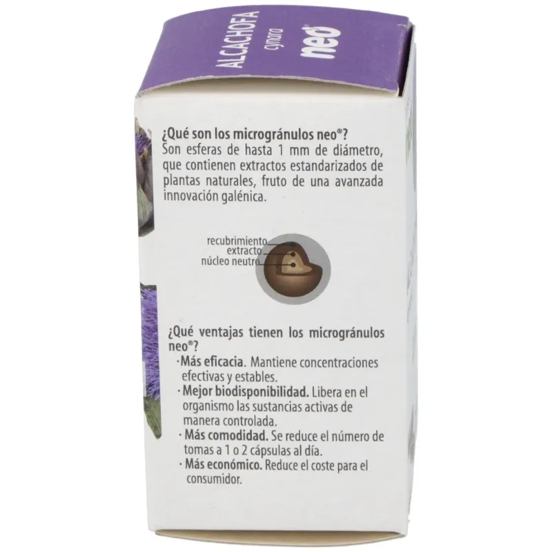 Alcachofa microgranulos neo 45cap. | Farmacia Barata