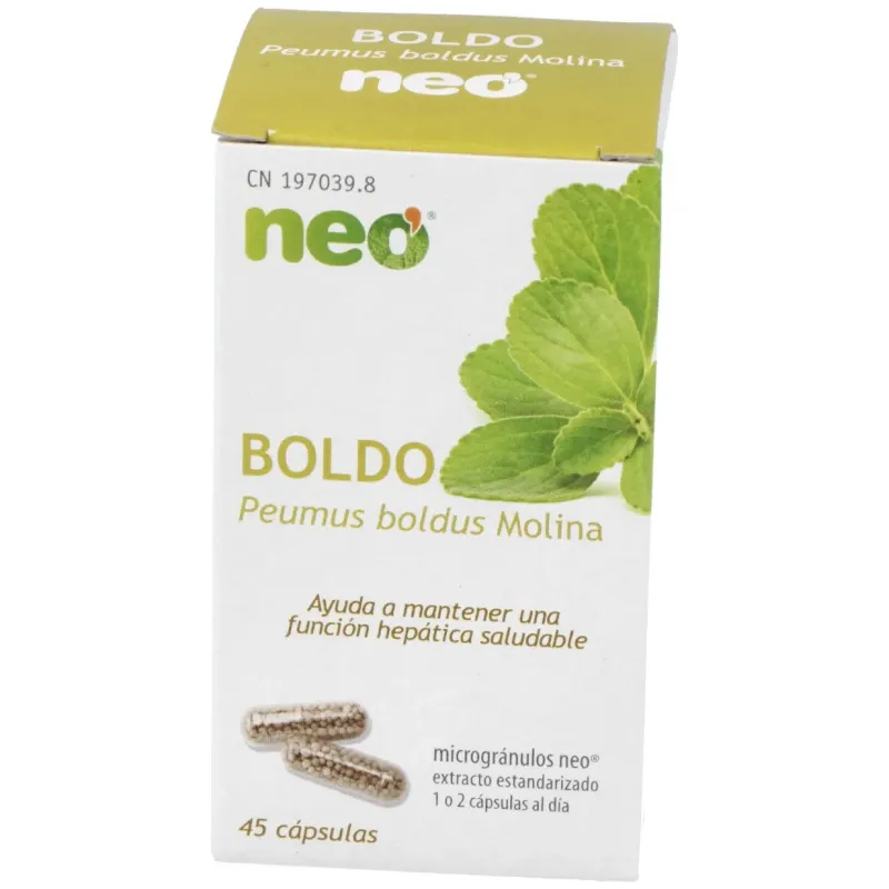 Boldo microgranulos neo 45cap. | Farmacia Barata