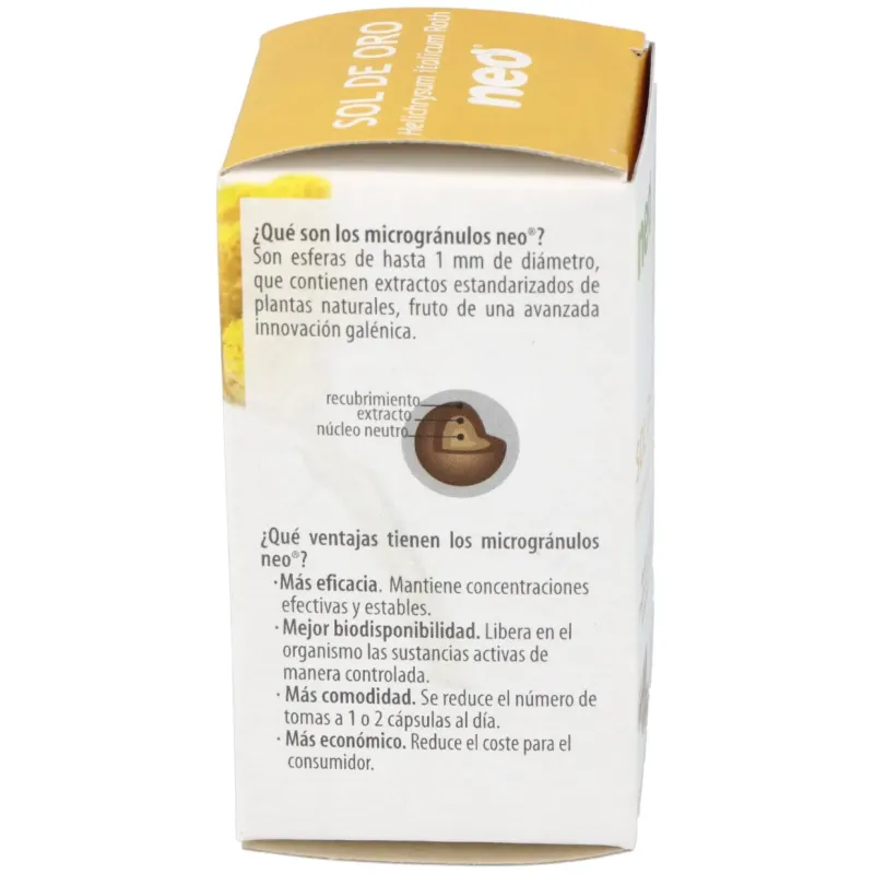 Sol de oro microgranulos neo 45cap. | Farmacia Barata
