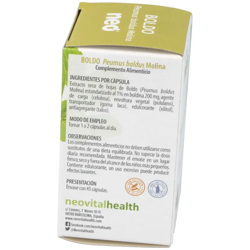 Boldo microgranulos neo 45cap. | Farmacia Barata