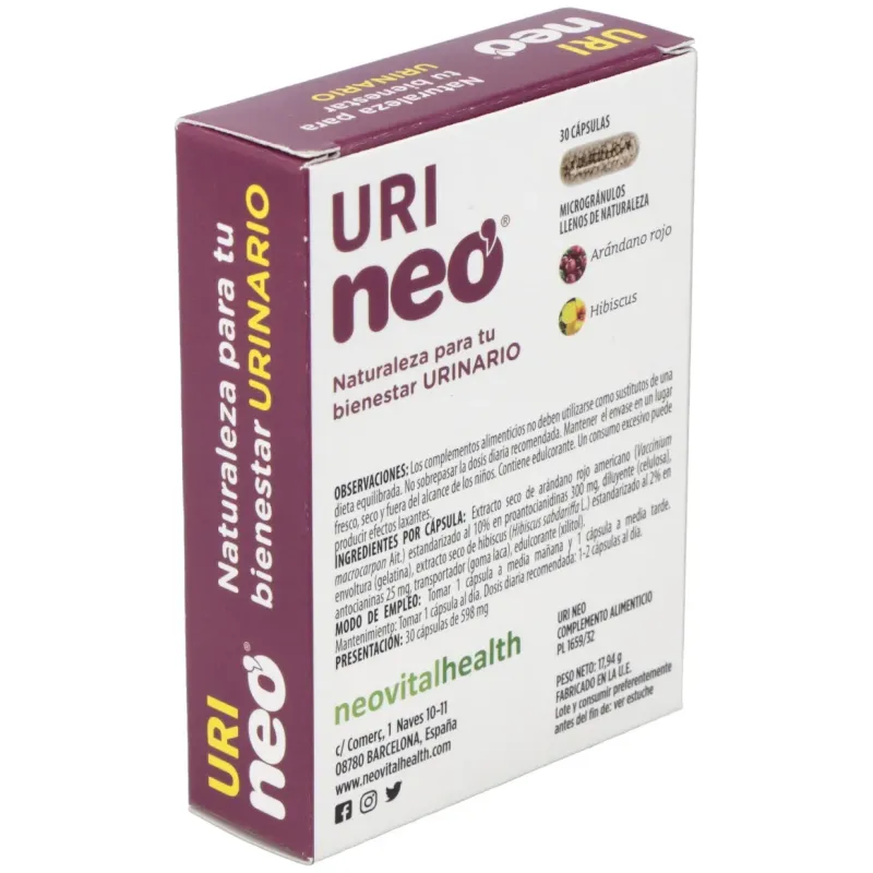 Uri neo 30cap. | Farmacia Barata
