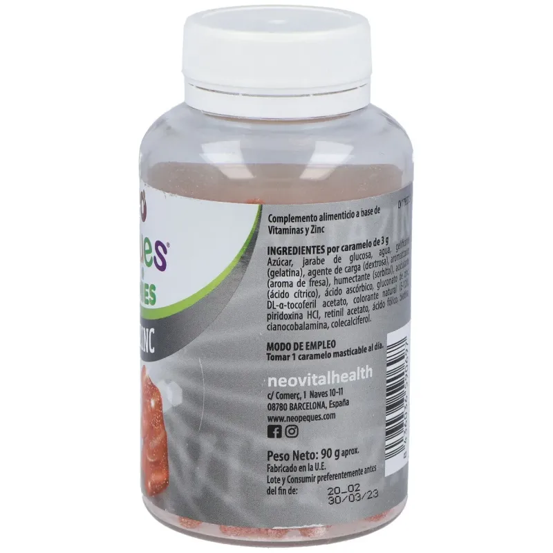 Neo peques vitazinc 30caramelos mast. | Farmacia Barata Neo peques vitazinc 30caramelos mast. | Farmacia Barata