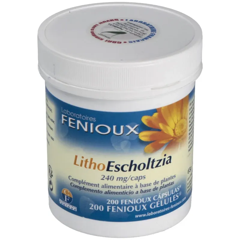Fenioux litho escholtzia 240mg 200caps | Farmacia Barata Fenioux litho escholtzia 240mg 200caps | Farmacia Barata
