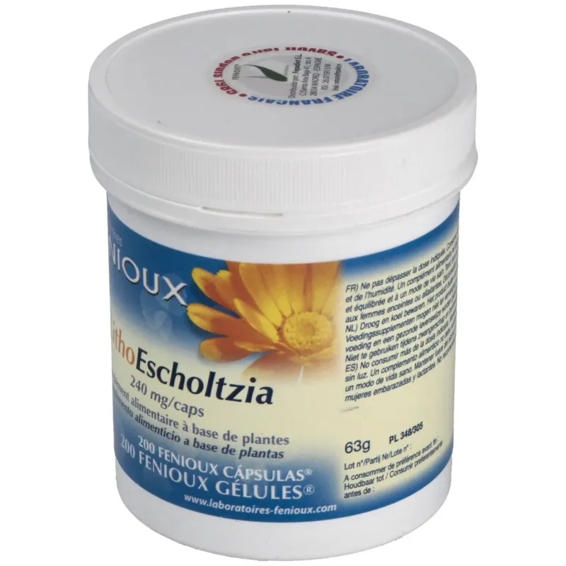 Fenioux litho escholtzia 240mg 200caps | Farmacia Barata Fenioux litho escholtzia 240mg 200caps | Farmacia Barata