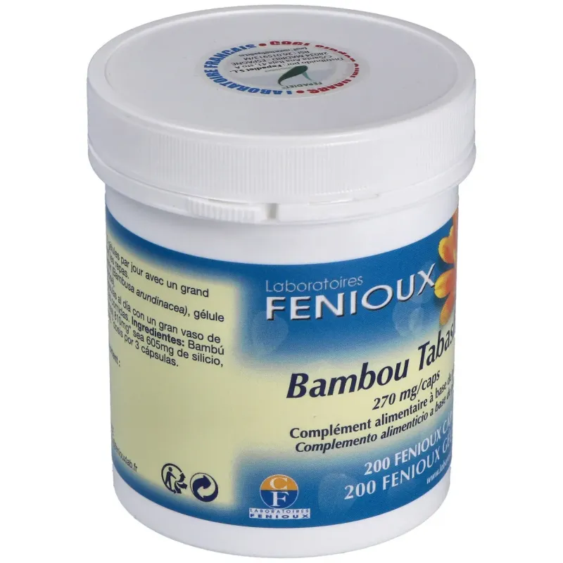 Fenioux bambu tabashir 270mg 200caps | Farmacia Barata