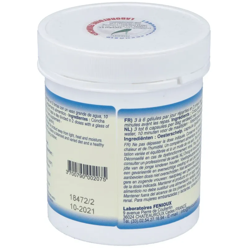 Fenioux concha ostra 320mg 200caps | Farmacia Barata Fenioux concha ostra 320mg 200caps | Farmacia Barata