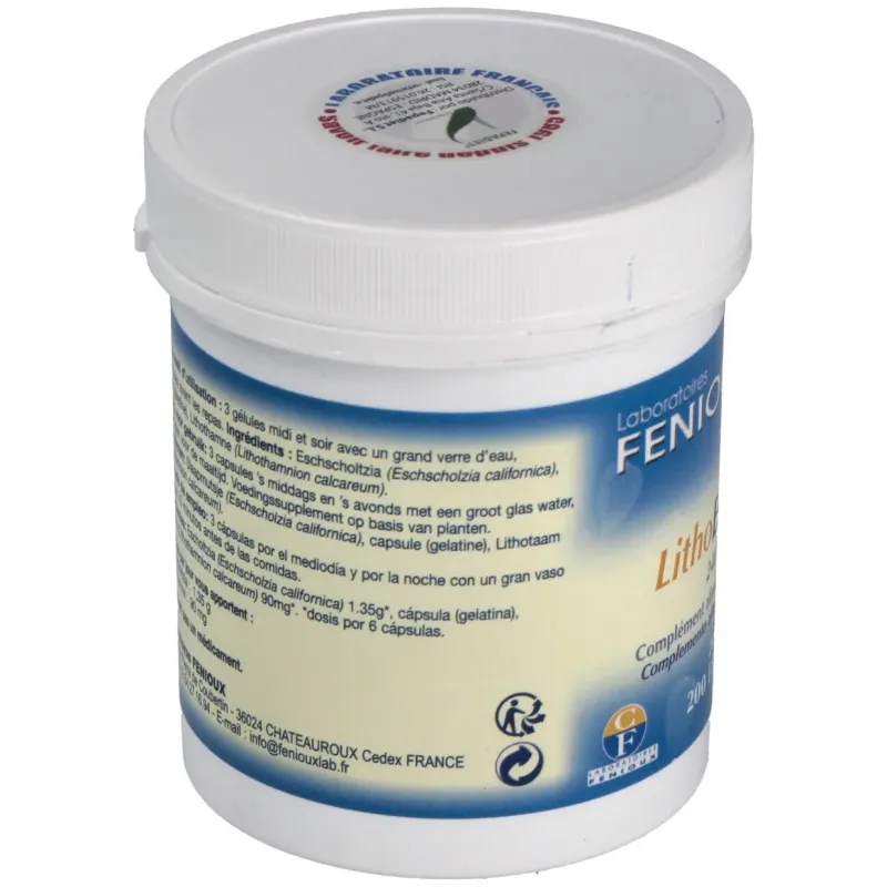Fenioux litho escholtzia 240mg 200caps | Farmacia Barata Fenioux litho escholtzia 240mg 200caps | Farmacia Barata