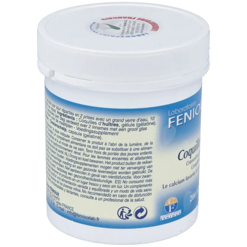 Fenioux concha ostra 320mg 200caps | Farmacia Barata Fenioux concha ostra 320mg 200caps | Farmacia Barata