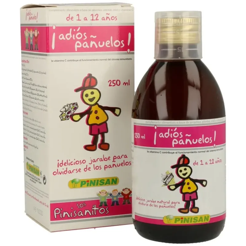 Adios pañuelos pinisanitos jarabe 250ml. | Farmacia Barata Adios pañuelos pinisanitos jarabe 250ml. | Farmacia Barata