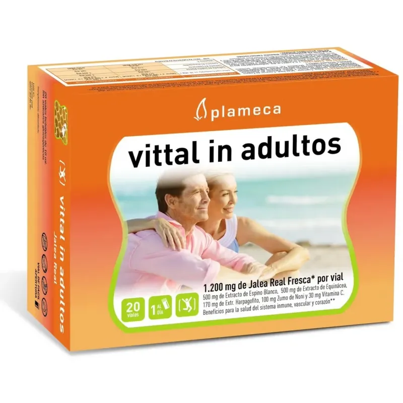 Vital in adultos jalea real 20amp | Farmacia Barata