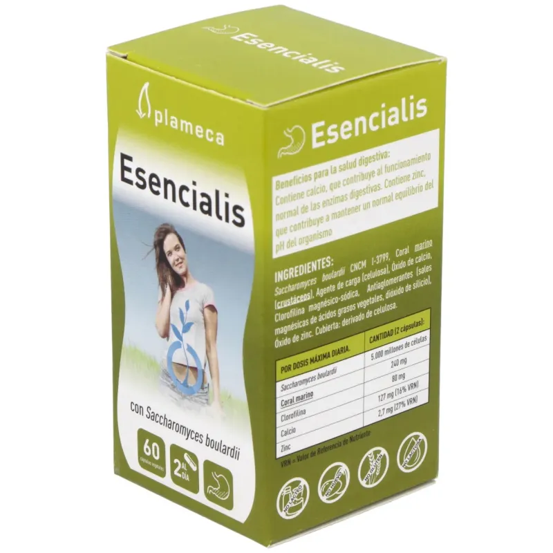 Esencialis probiotico reparador 60cap. | Farmacia Barata