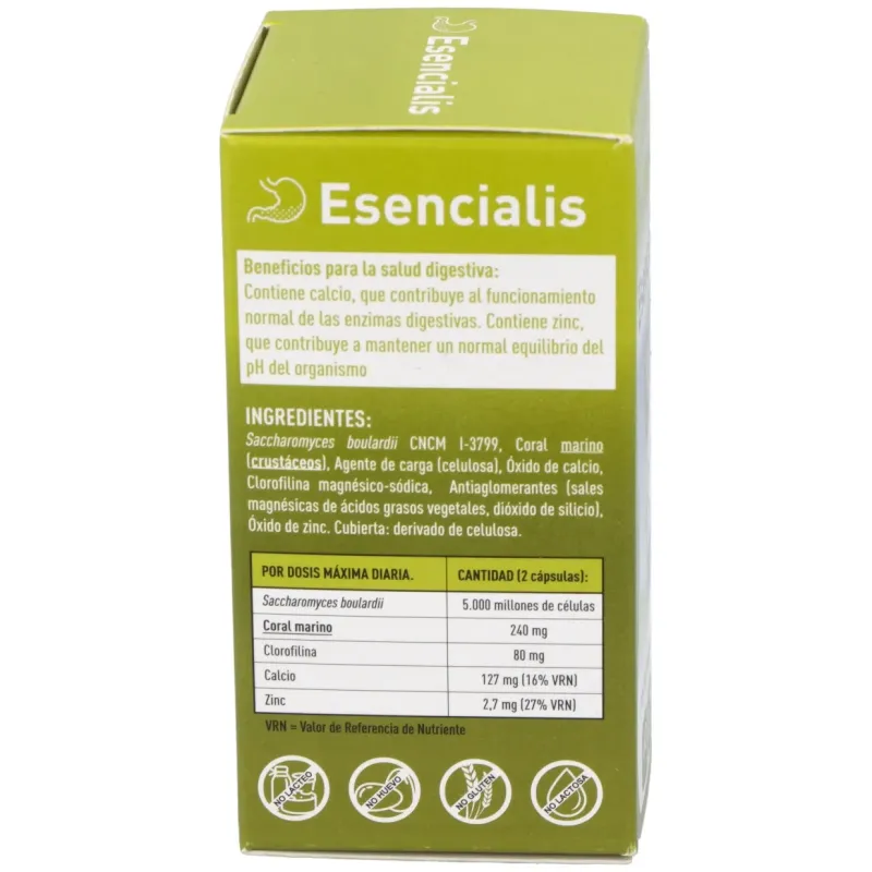 Esencialis probiotico reparador 60cap. | Farmacia Barata