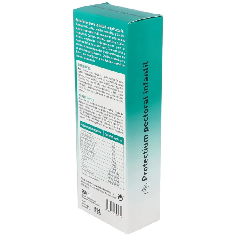 Protectium pectoral infantil jarabe 250ml. | Farmacia Barata