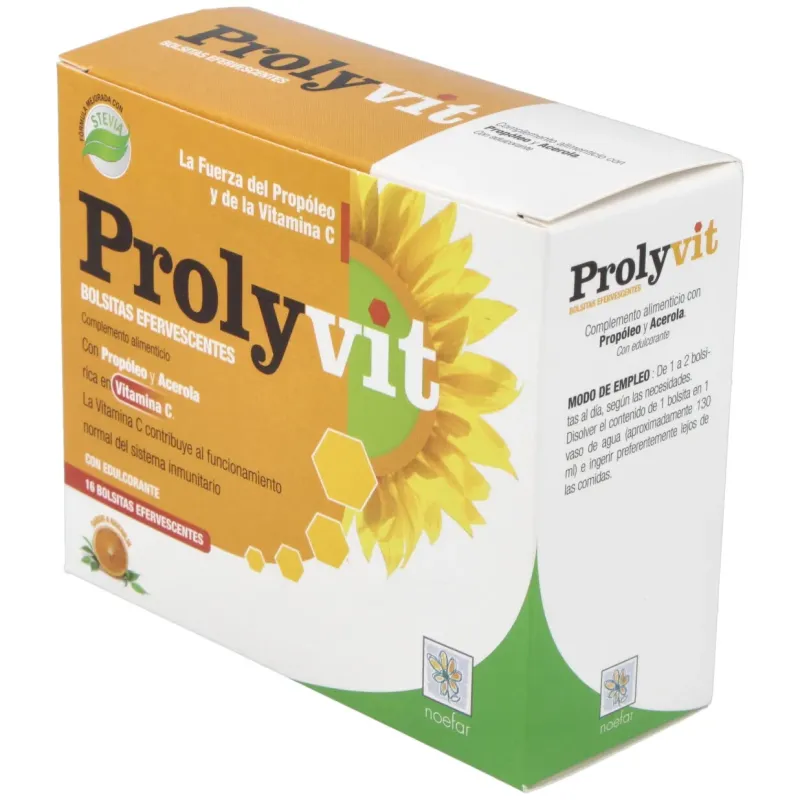 Noefar prolyvit efervescente 16 sobres | Farmacia Barata