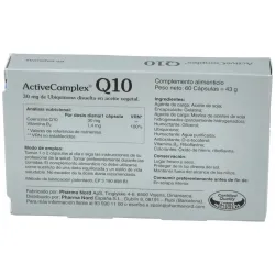 Activecomplex q10 30mg. (quinona) 60cap. | Farmacia Barata Activecomplex q10 30mg. (quinona) 60cap. | Farmacia Barata