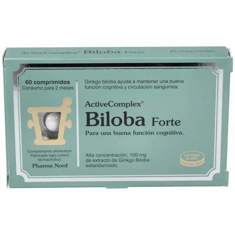 Activecomplex biloba forte 60comp. | Farmacia Barata Activecomplex biloba forte 60comp. | Farmacia Barata