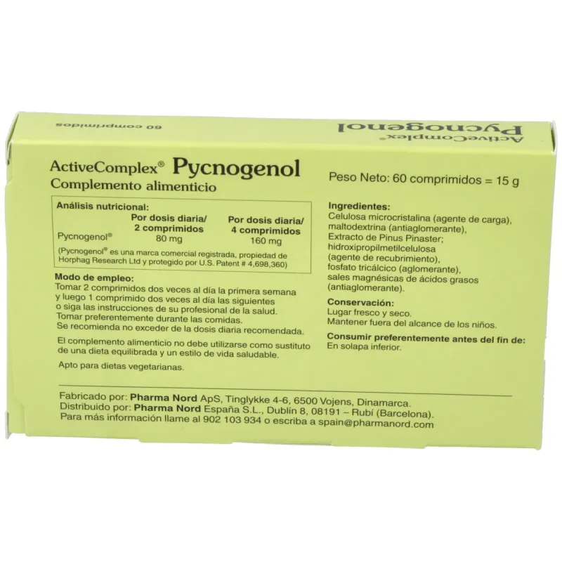 Activecomplex pycnogenol 60comp. | Farmacia Barata