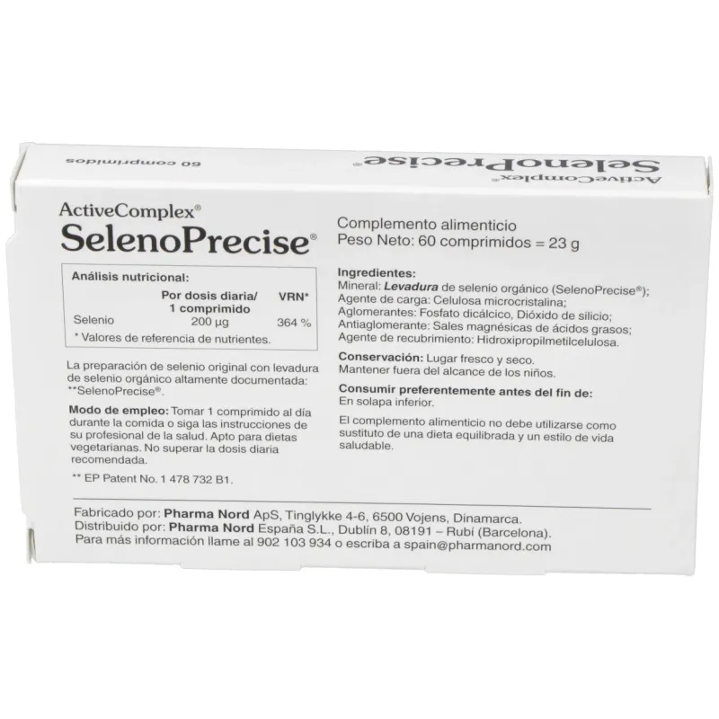 Activecomplex® selenoprecise 60comp | Farmacia Barata Activecomplex® selenoprecise 60comp | Farmacia Barata