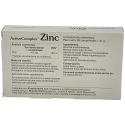 Activecomplex zinc 60comp. | Farmacia Barata Activecomplex zinc 60comp. | Farmacia Barata