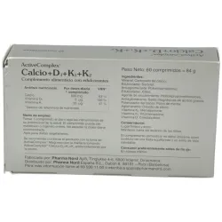 Activecomplex® calcio+ d3+ k 60comp | Farmacia Barata