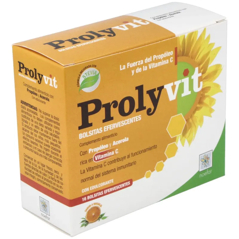 Noefar prolyvit efervescente 16 sobres | Farmacia Barata