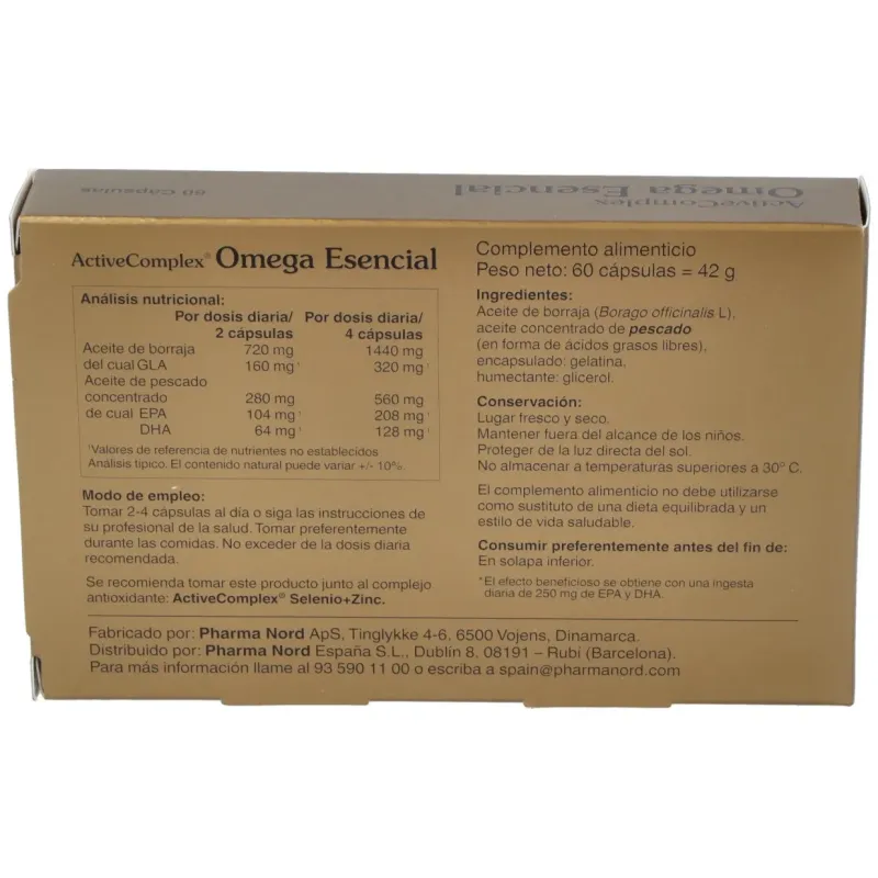 Activecomplex omega esencial 60perlas | Farmacia Barata