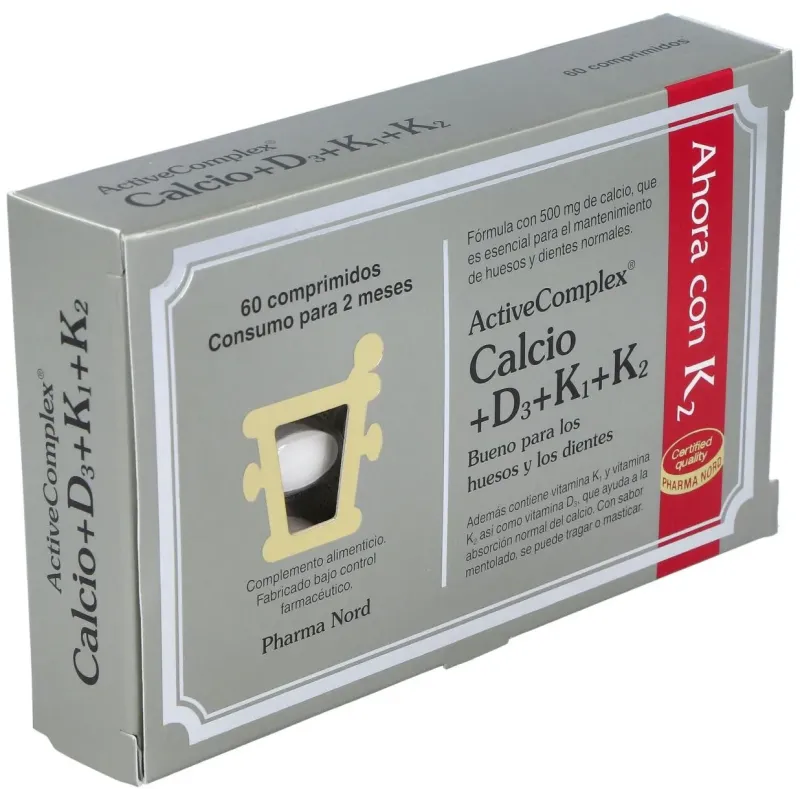 Activecomplex® calcio+ d3+ k 60comp | Farmacia Barata