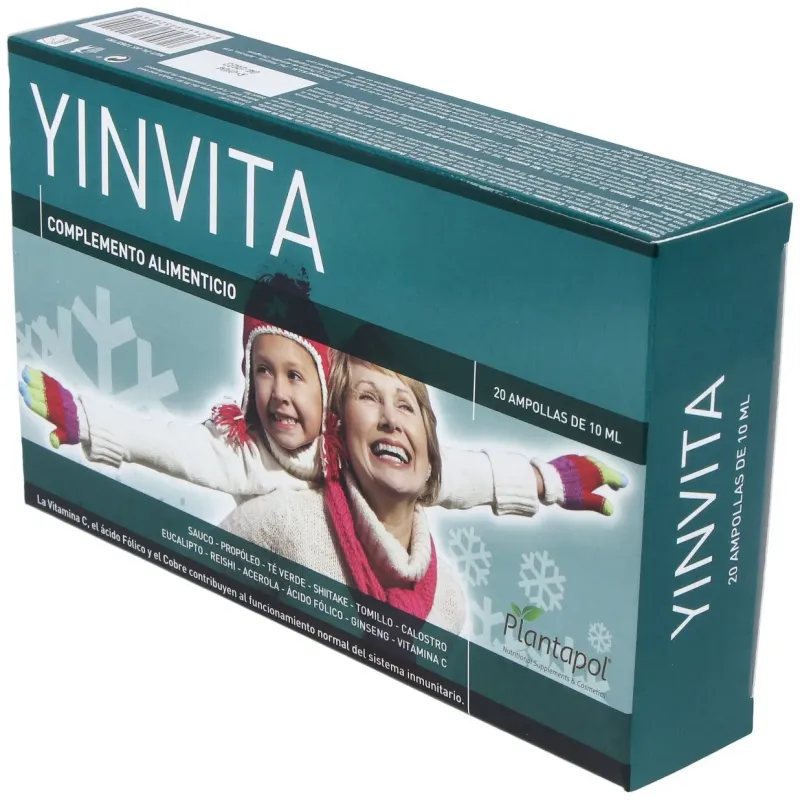 Yinvita (ginseng+shitake+eleutero.) 20amp. | Farmacia Barata