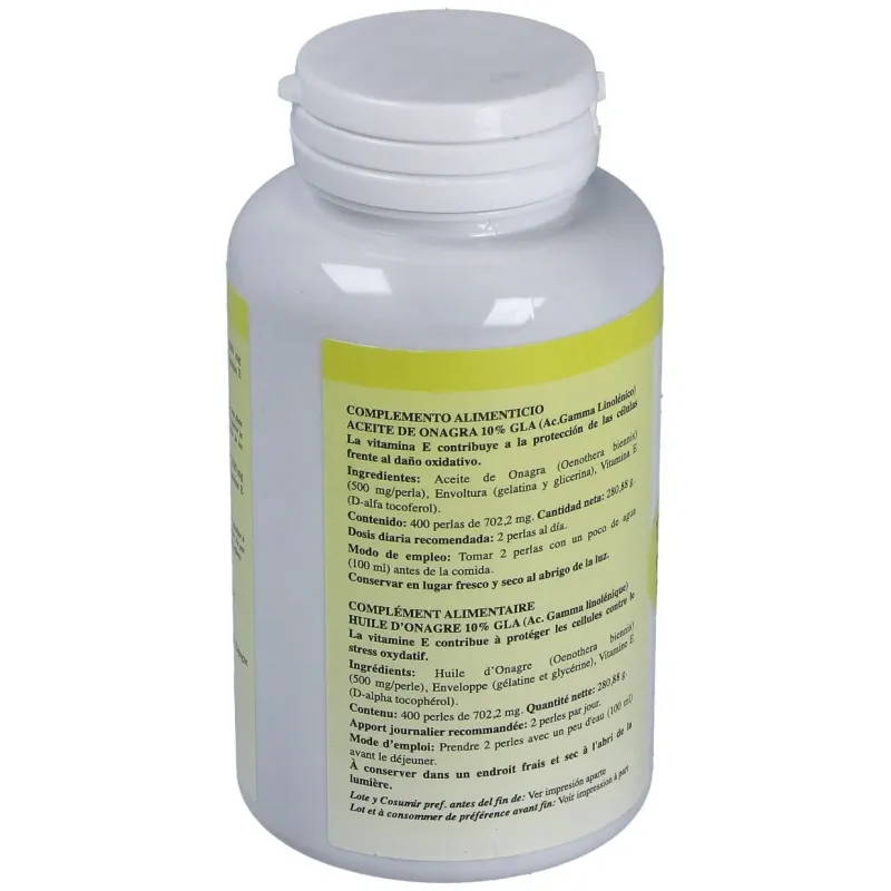 Onagrapol (aceite de onagra) 500mg. 120perlas | Farmacia Barata