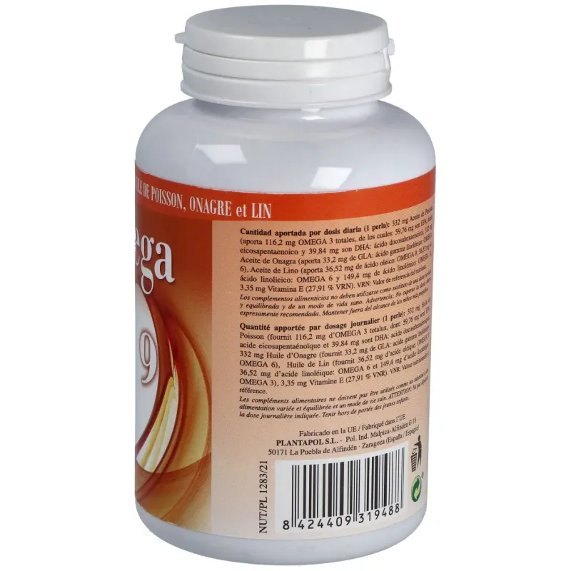 Plantapol omega 369 1400mg 120 perlas | Farmacia Barata
