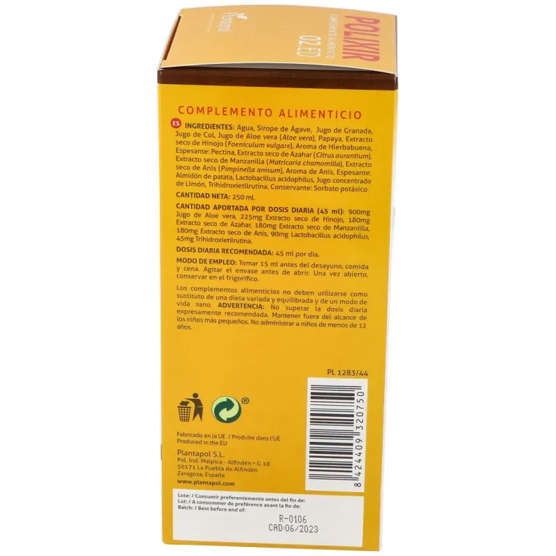 Polixir 02 ed (digestivo) jarabe 250ml. | Farmacia Barata