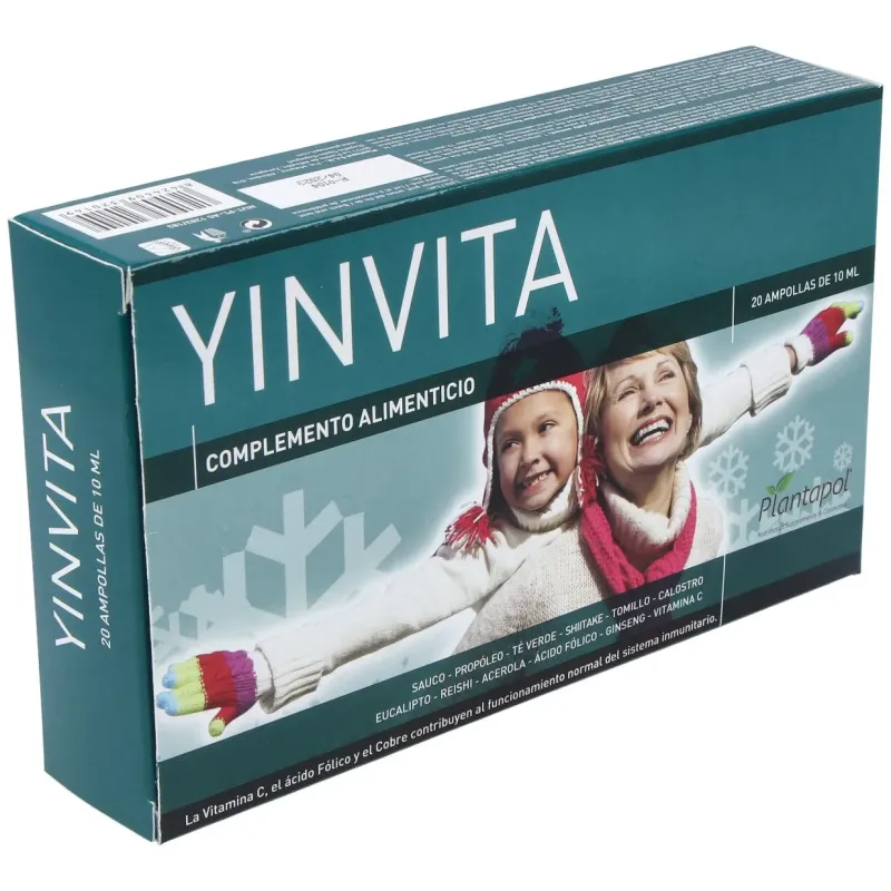 Yinvita (ginseng+shitake+eleutero.) 20amp. | Farmacia Barata