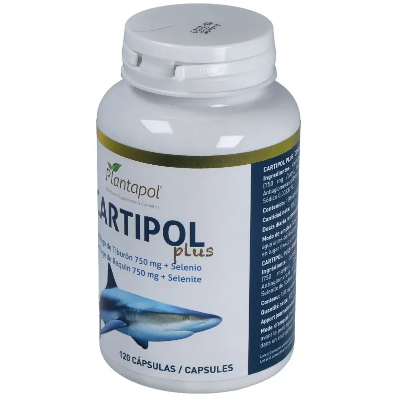 Cartipol plus (cartilago de tiburon 750mg)120cap. | Farmacia Barata Cartipol plus (cartilago de tiburon 750mg)120cap. | Farmacia Barata